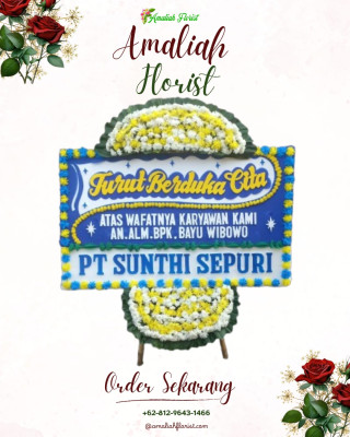 Papan Bunga Duka di Tewaan